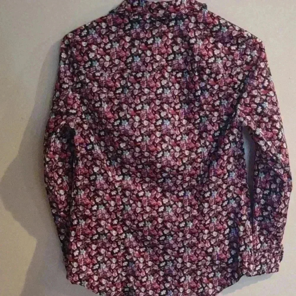 J.Crew Liberty Arts Women's 2 Slim‎ Perfect Sarah floral button down